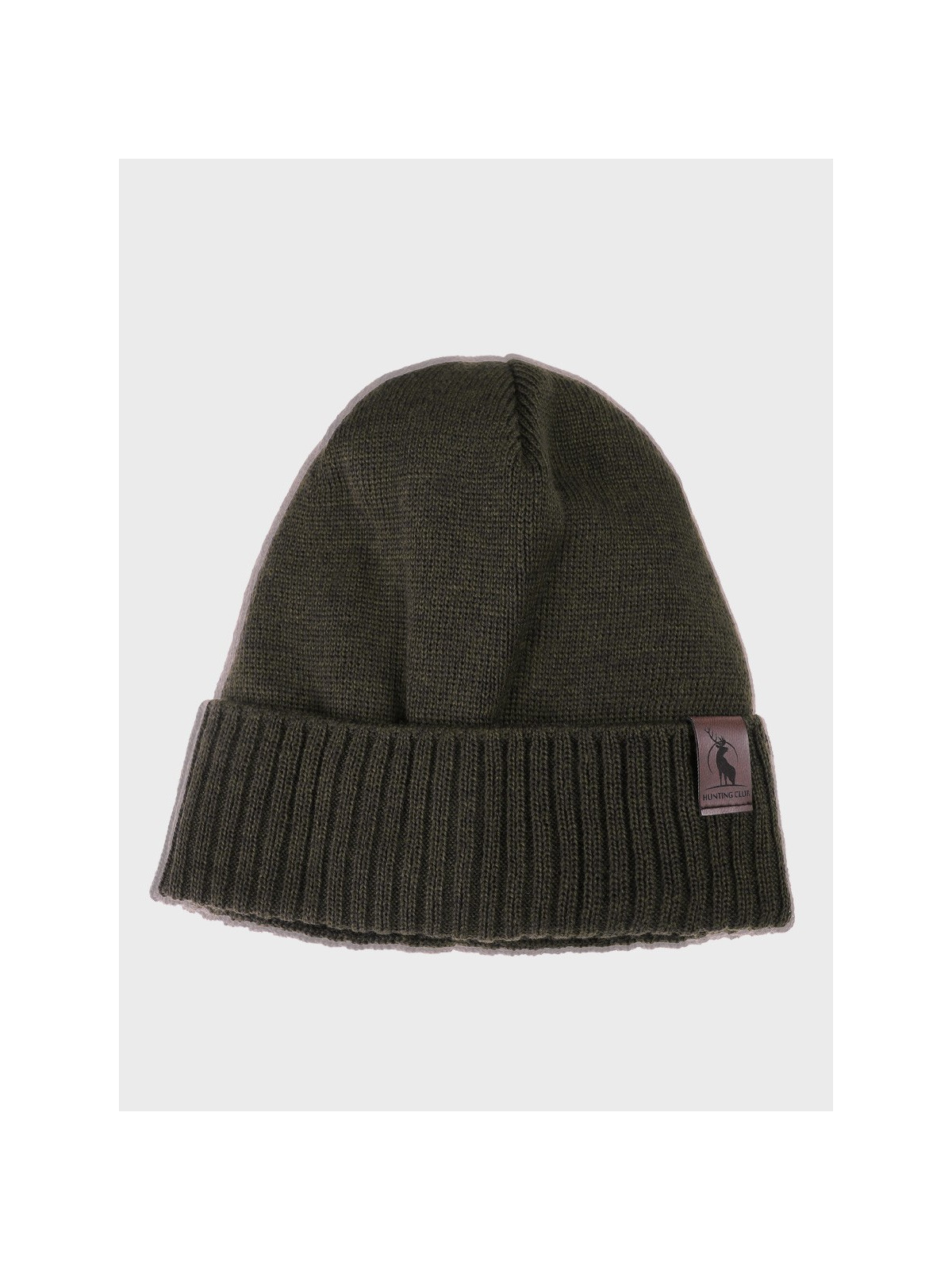 AGBO CZAPKA ZIMOWA Z WEŁNY MERYNOSA Merino HOGAN KHAKI