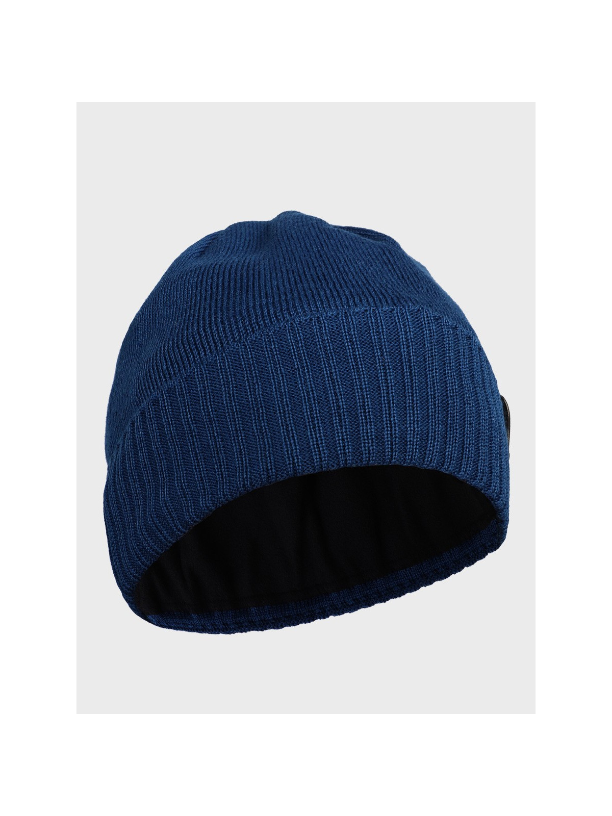 AGBO CZAPKA ZIMOWA Z WEŁNY MERYNOSA Merino HOGAN NIEBIESKA