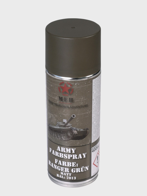 MFH FARBA WOJSKOWA SPRAY 400ml GANGER GREEN MAT
