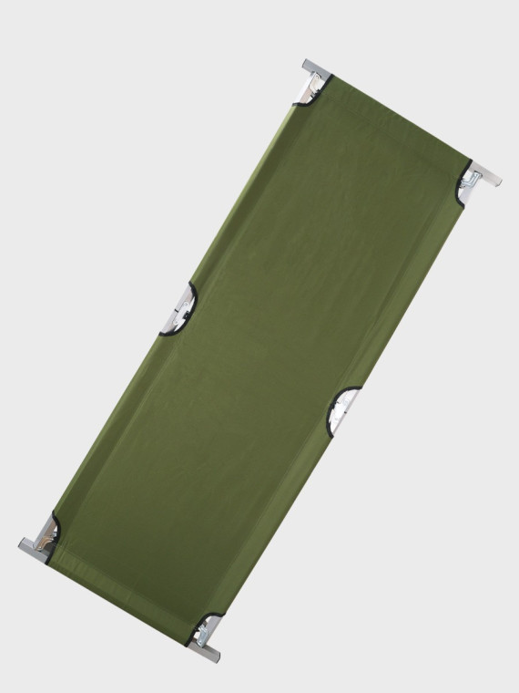 MFH Łóżko składane turystyczne polowe stalowe 190x60 zm 200 kg oliwkowe