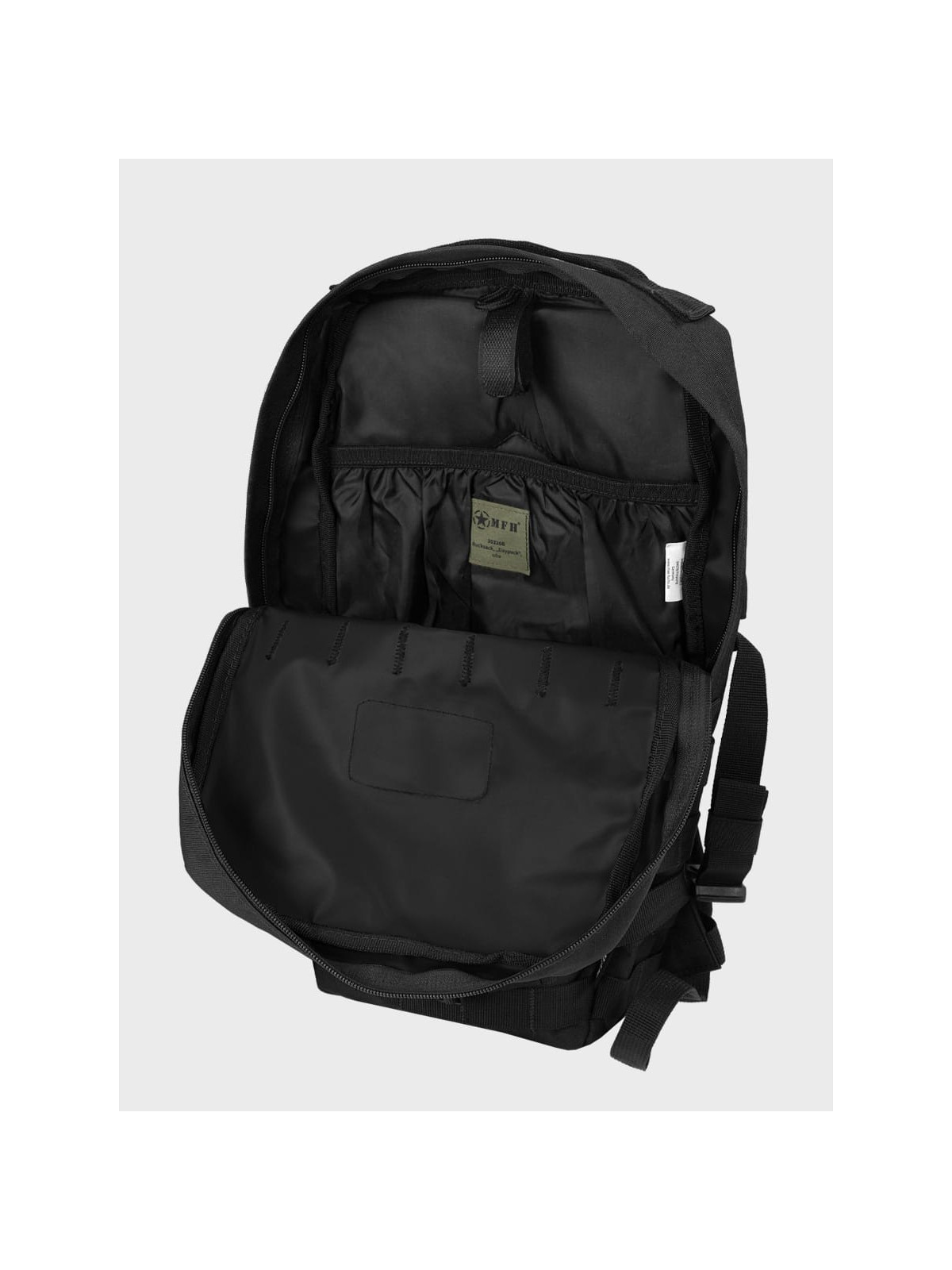 MFH Plecak Wojskowy Turystyczny Daypack 15L Czarny