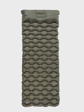 MFH Materac jednoosobowy dmuchany 190x68 cm Oliwkowy