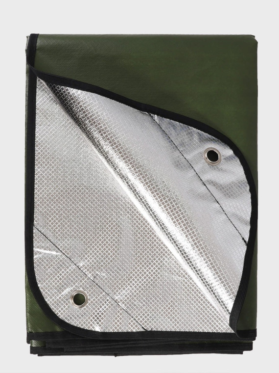 MFH Podłoga do namiotu koc termiczny Trap 210x150 cm Oliwkowa