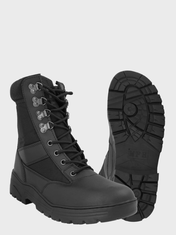 MFH BUTY TAKTYCZNE SECURITY WOJSKOWE OCHRONNE CZARNE 47