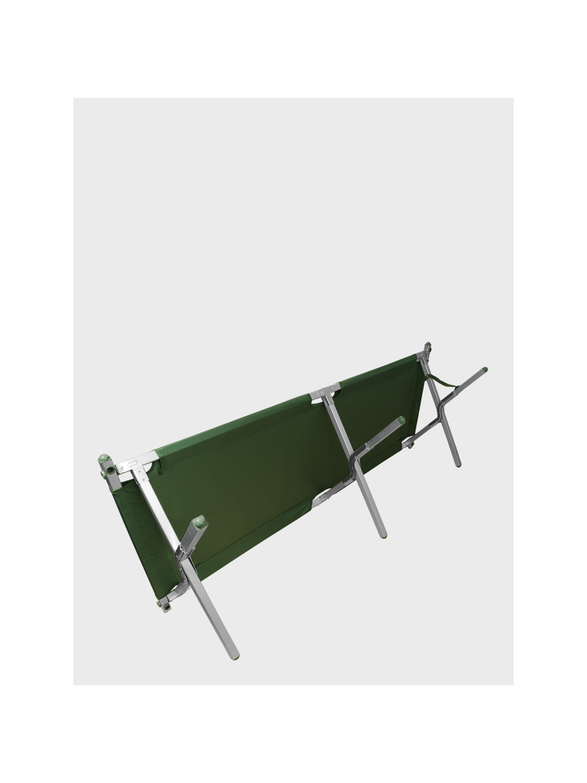 MFH ŁÓŻKO POLOWE TURYSTYCZNE SKŁADANE KANADYJKA OBCIĄŻENIE DO 160 kg 197x69 cm OLIWKOWE