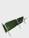 MFH ŁÓŻKO POLOWE TURYSTYCZNE SKŁADANE KANADYJKA OBCIĄŻENIE DO 160 kg 197x69 cm OLIWKOWE