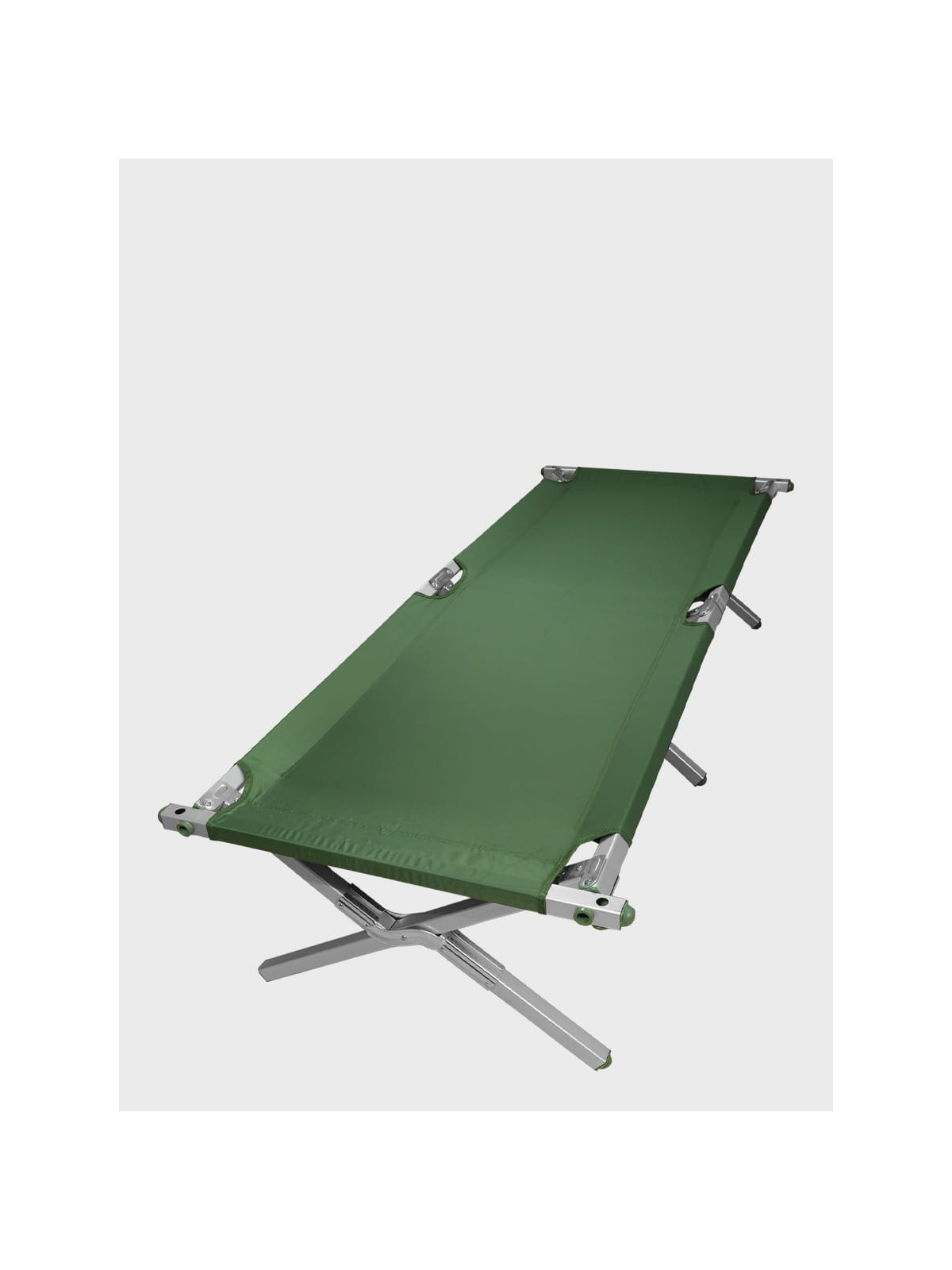 MFH ŁÓŻKO POLOWE TURYSTYCZNE SKŁADANE KANADYJKA OBCIĄŻENIE DO 160 kg 197x69 cm OLIWKOWE