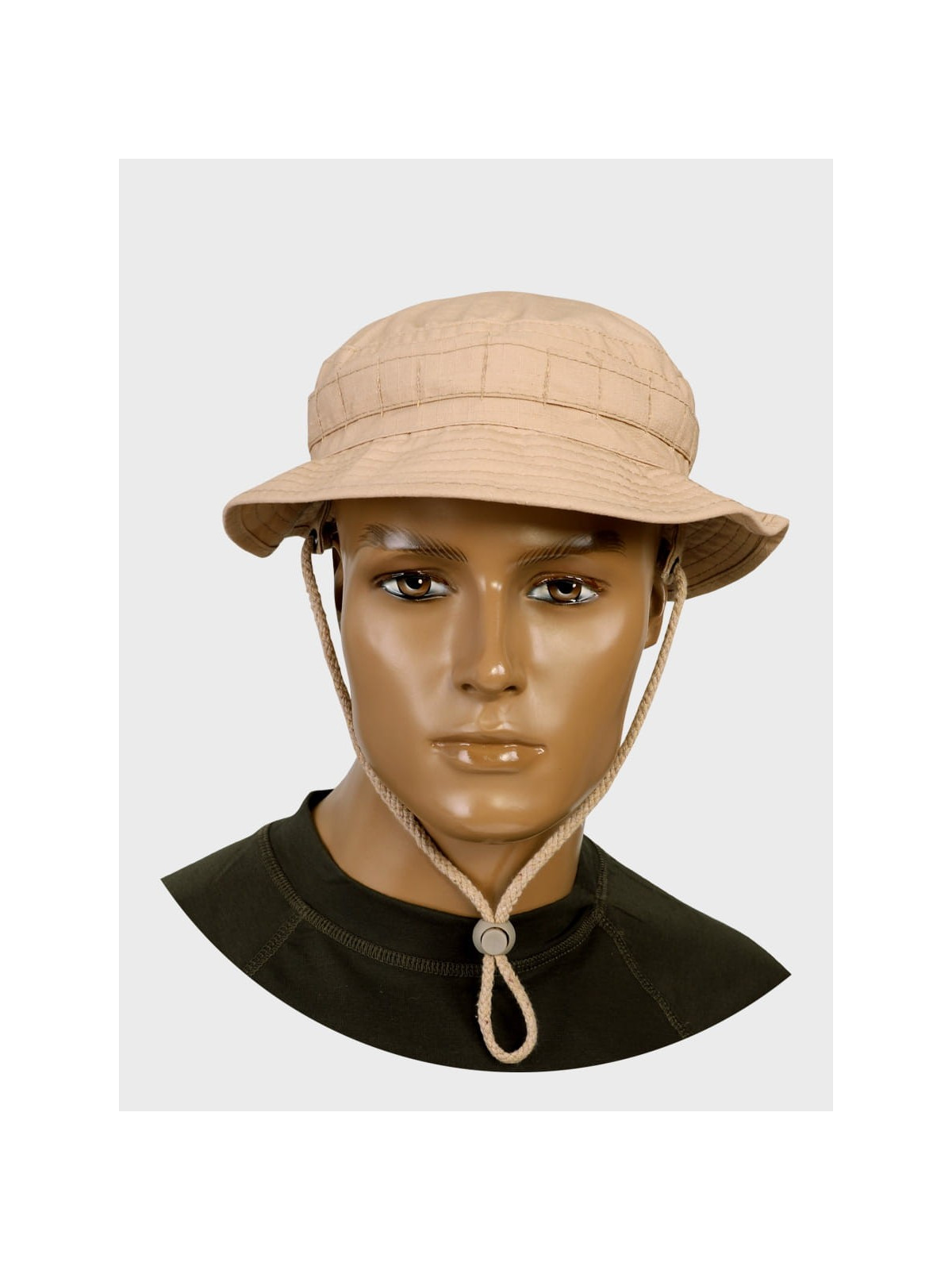 MFH KAPELUSZ WOJSKOWY TURYSTYCZNY GB Bush Hat RIP STOP KHAKI BEŻOWY XL
