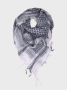 MFH Chusta Scarf Shemagh 110X110 cm niebiesko-biała