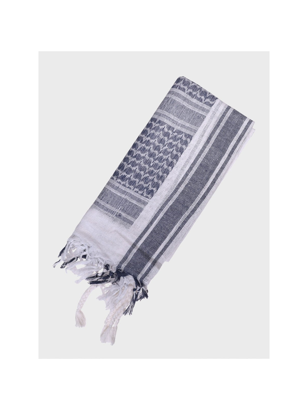MFH Chusta Scarf Shemagh 110X110 cm niebiesko-biała