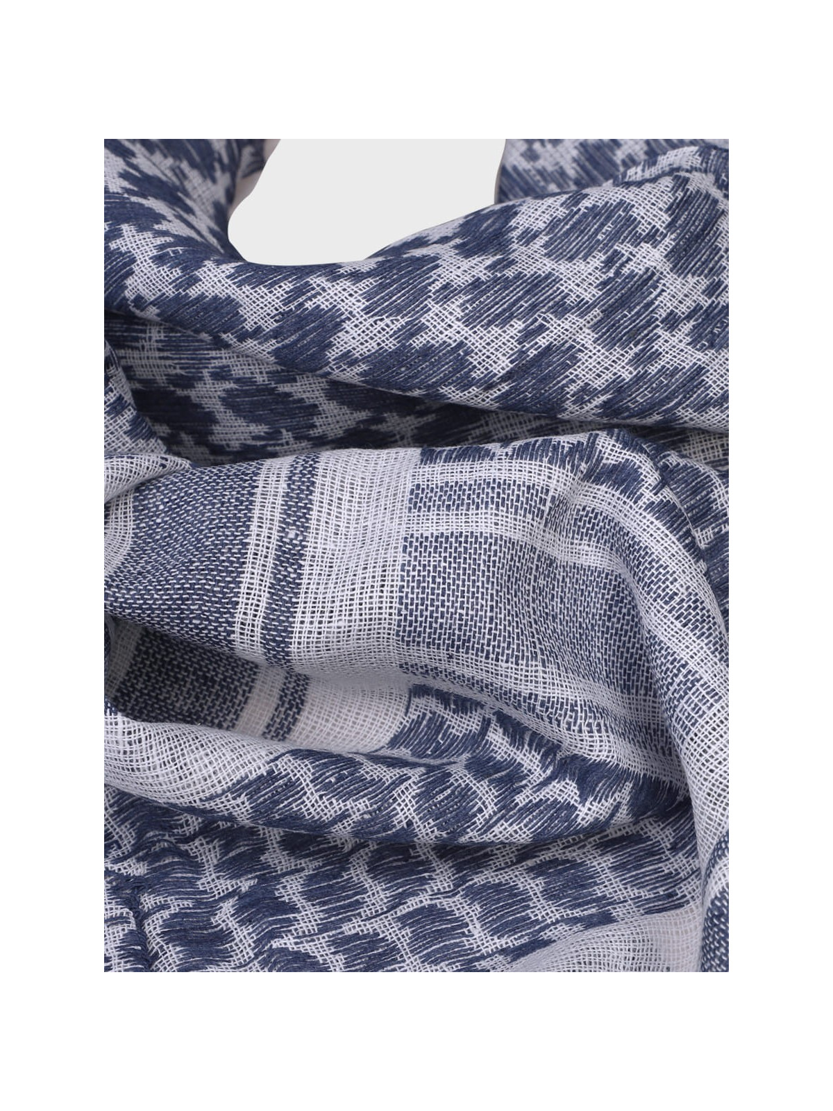 MFH Chusta Scarf Shemagh 110X110 cm niebiesko-biała