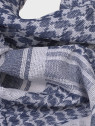 MFH Chusta Scarf Shemagh 110X110 cm niebiesko-biała
