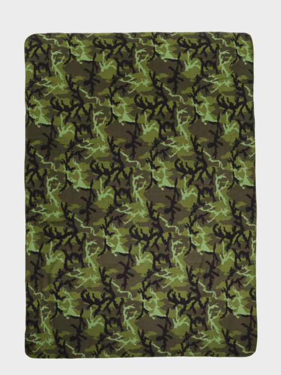 MFH Koc wojskowy polarowy Fleece Blanket M95 Czeskie Camo