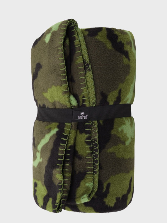 MFH Koc wojskowy polarowy Fleece Blanket M95 Czeskie Camo