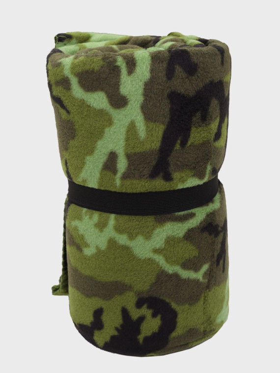 MFH Koc wojskowy polarowy Fleece Blanket M95 Czeskie Camo