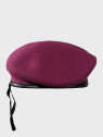 MFH Beret wojskowy wełniany tłoczony Commando bordowy 55