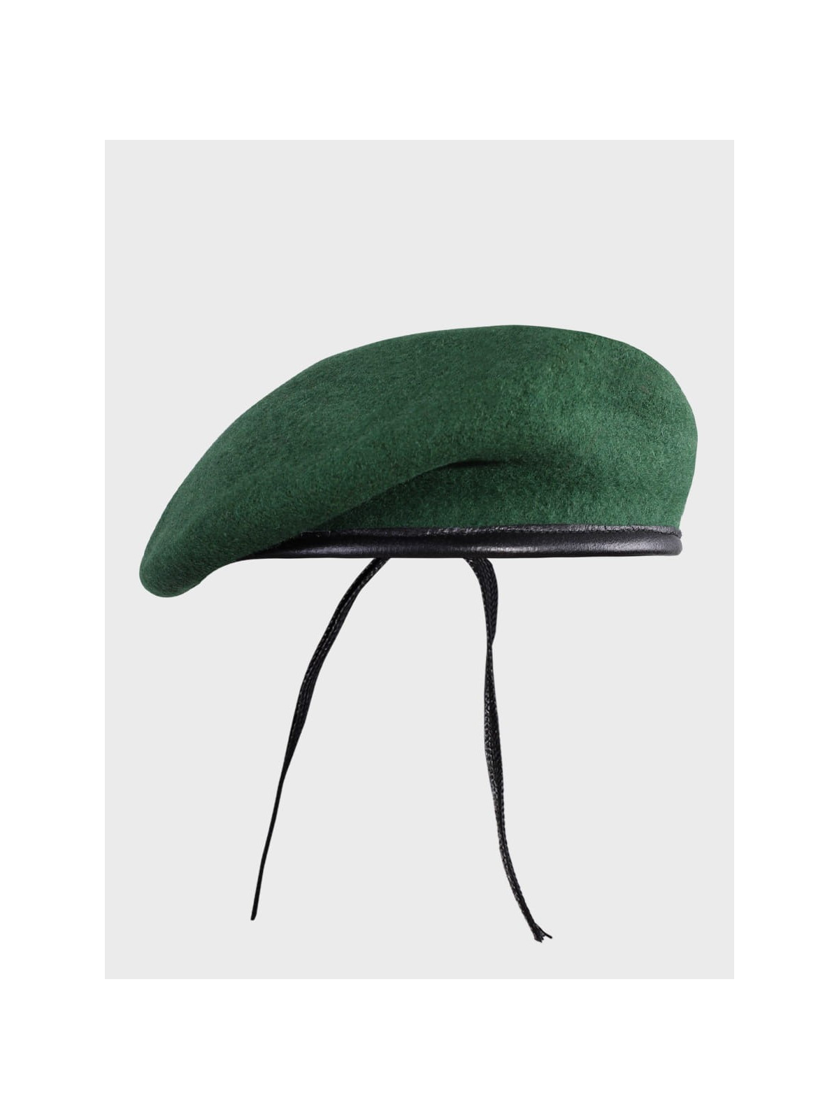MFH Beret wojskowy wełniany tłoczony Commando zielony 55