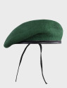 MFH Beret wojskowy wełniany tłoczony Commando zielony 55