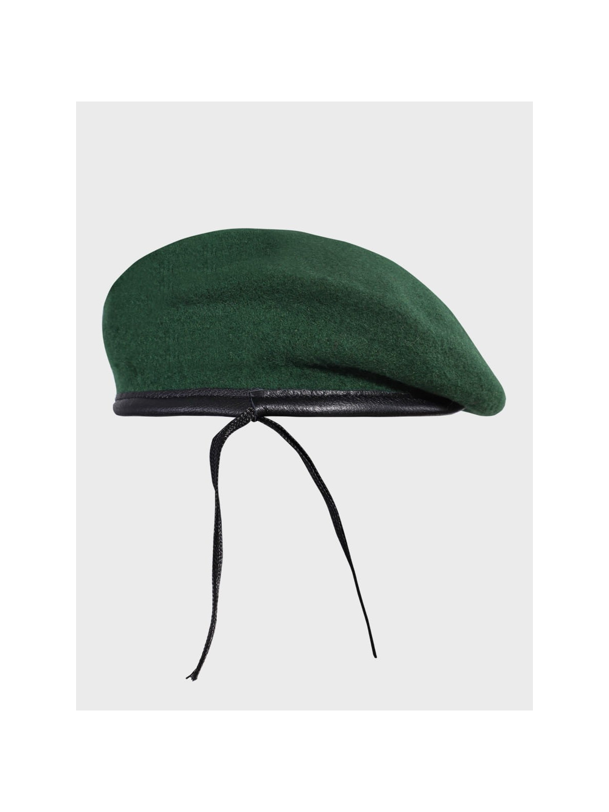 MFH Beret wojskowy wełniany tłoczony Commando zielony 55