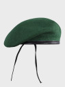 MFH Beret wojskowy wełniany tłoczony Commando zielony 55