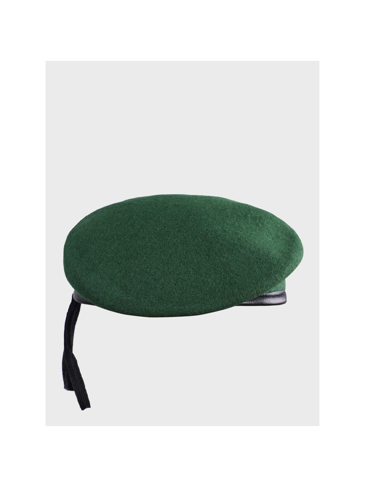 MFH Beret wojskowy wełniany tłoczony Commando zielony 55
