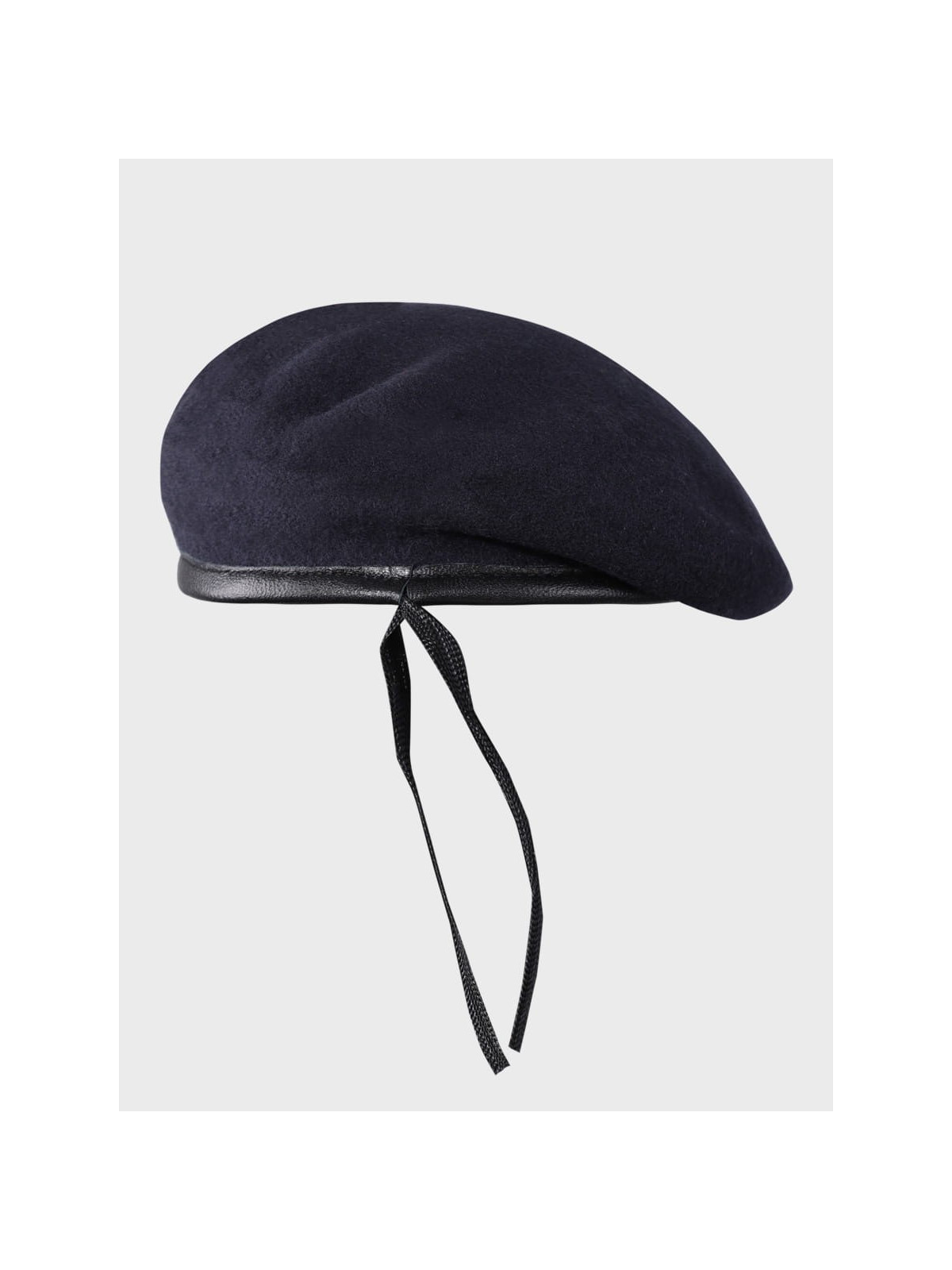 MFH Beret wojskowy wełniany tłoczony Commando granatowy 55