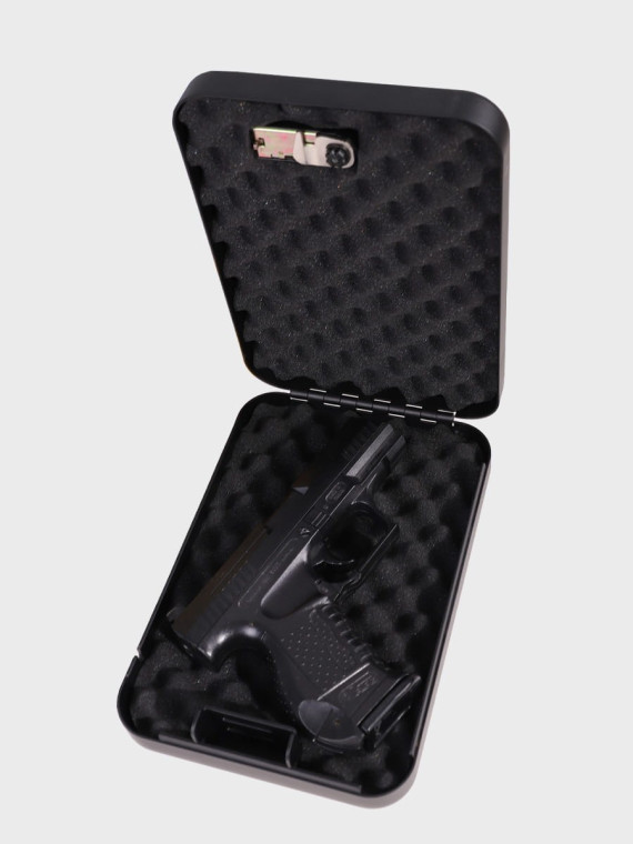 MFH KASETKA NA PISTOLET ZAMYKNA NA ZAMEK SZYFROWY CZARNA