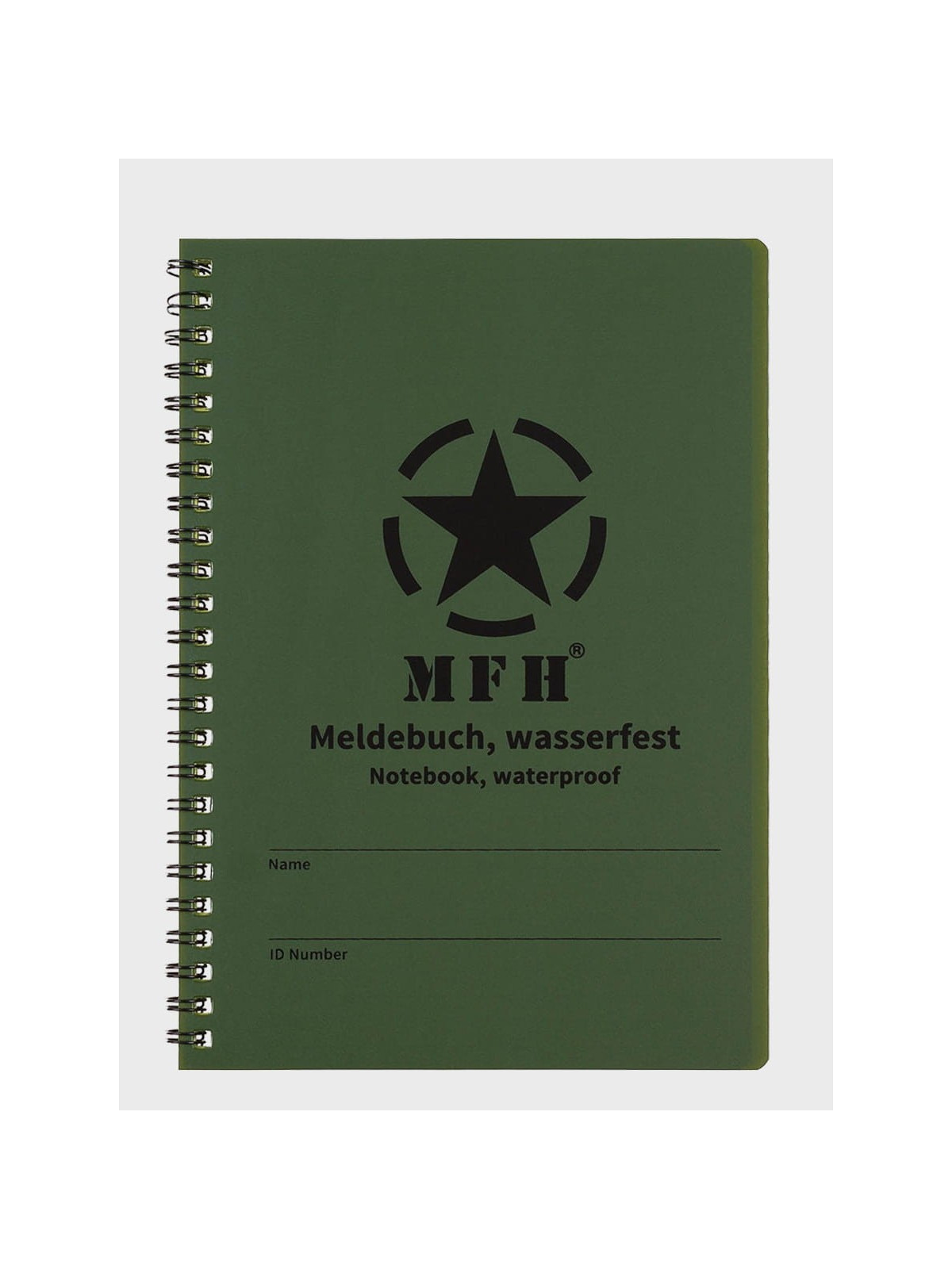 MFH NOTATNIK WODOODPORNY BLOK MELDUNKOWY 15 CM X 21 CM