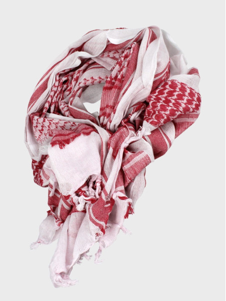 MFH Chusta Scarf Shemagh 110X110 cm Czerwono/Biała