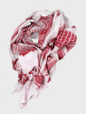 MFH Chusta Scarf Shemagh 110X110 cm Czerwono/Biała