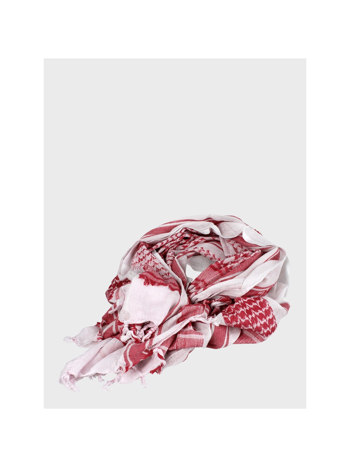 MFH Chusta Scarf Shemagh 110X110 cm Czerwono/Biała