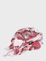 MFH Chusta Scarf Shemagh 110X110 cm Czerwono/Biała