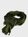 MFH Chusta Scarf Shemagh 110X110 cm Czarno/Zielona