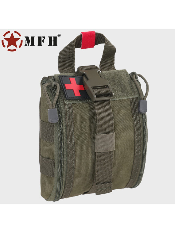 MFH APTECZKA ZRYWANA ZASOBNIK TRAUMA KIT OLIWKOWA