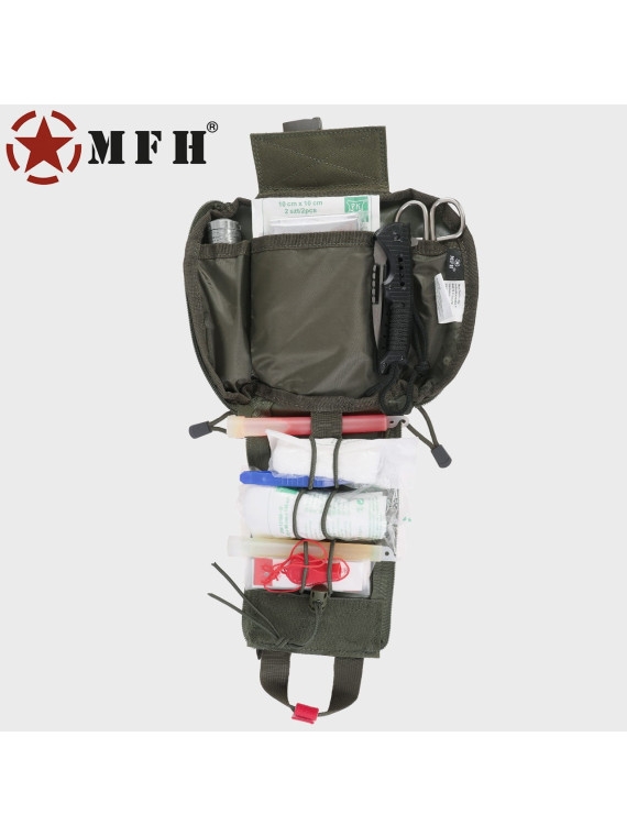 MFH APTECZKA ZRYWANA ZASOBNIK TRAUMA KIT OLIWKOWA