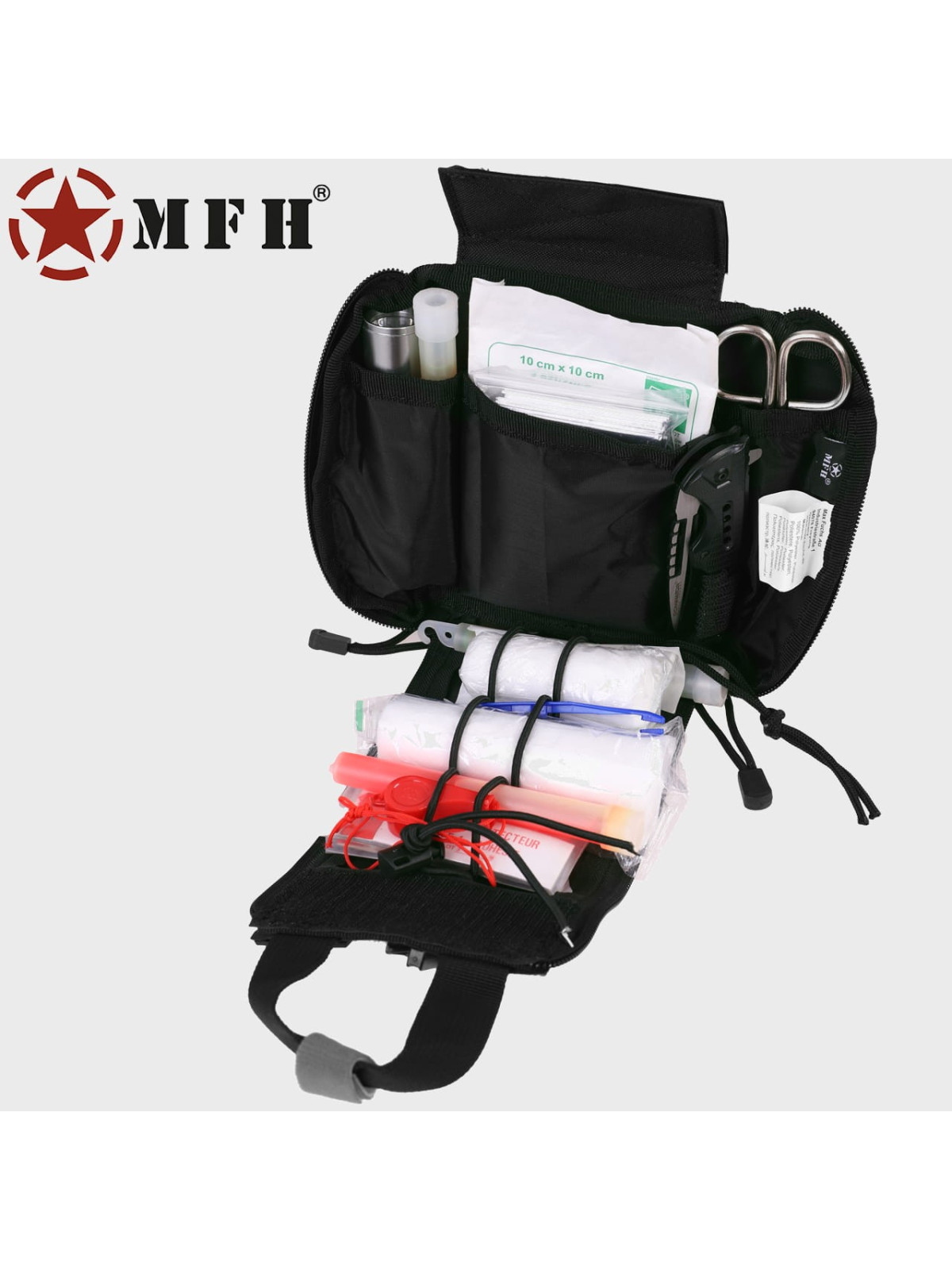 MFH APTECZKA ZRYWANA ZASOBNIK TRAUMA KIT CZARNA