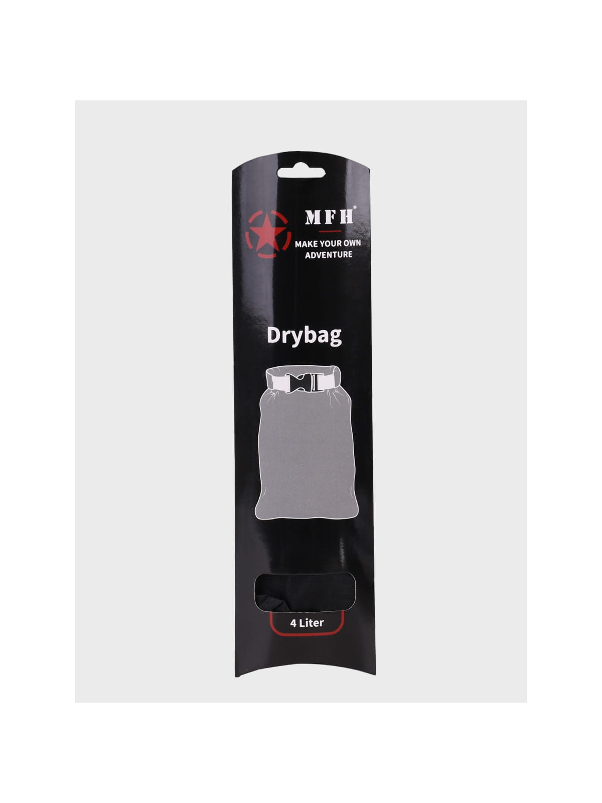 MFH WOREK WODOODPORNY ZWIJANY DRYBAG 4L CZARNY