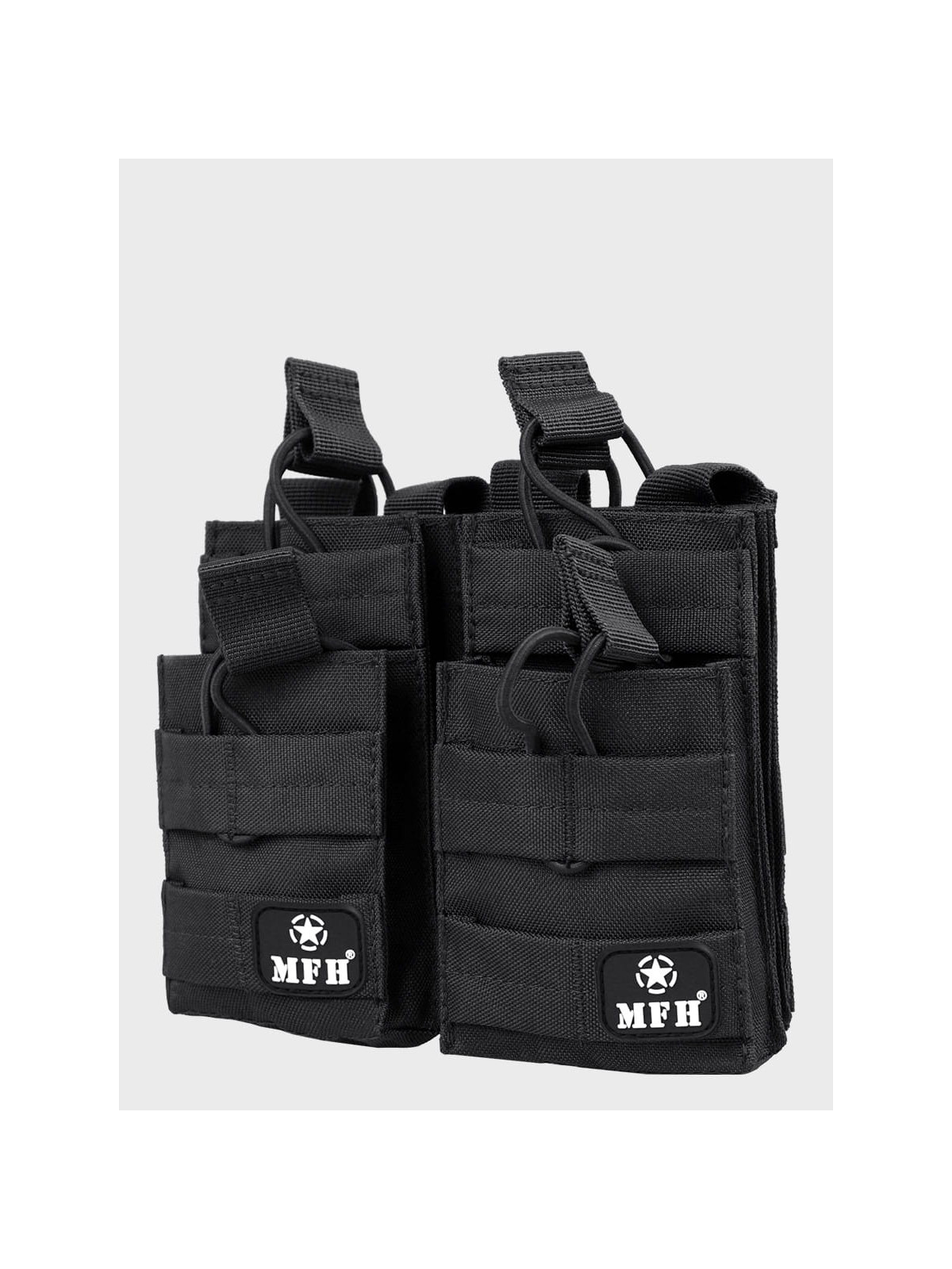 MFH ŁADOWNICA NA 4 MAGAZYNKI AK M4 M16 BERYL CZARNA