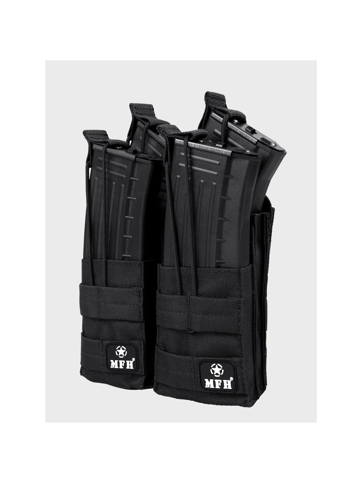 MFH ŁADOWNICA NA 4 MAGAZYNKI AK M4 M16 BERYL CZARNA