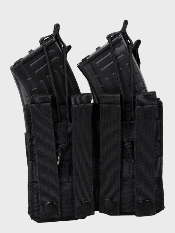 MFH ŁADOWNICA NA 4 MAGAZYNKI AK M4 M16 BERYL CZARNA