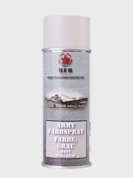 MFH FARBA WOJSKOWA SPRAY 400ml SZARY MATOWY