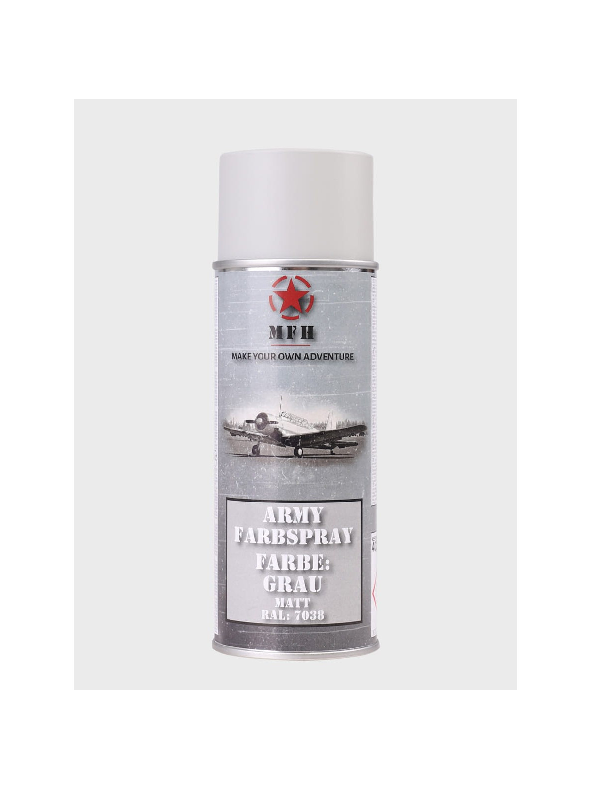 MFH FARBA WOJSKOWA SPRAY 400ml SZARY MATOWY
