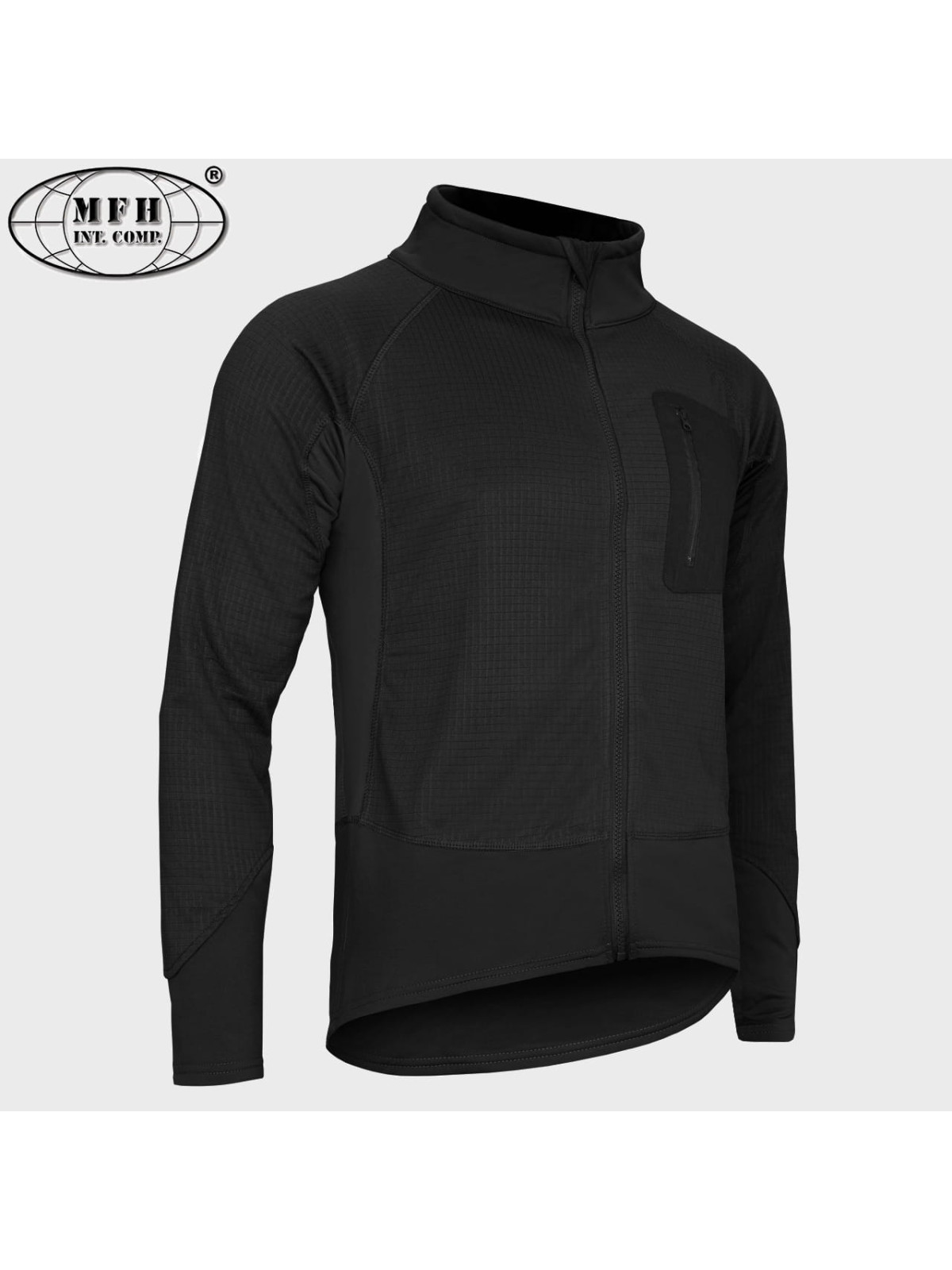 MFH BLUZA TAKTYCZNA TERMOAKTYWNA US TACTICAL CZARNA 3XL
