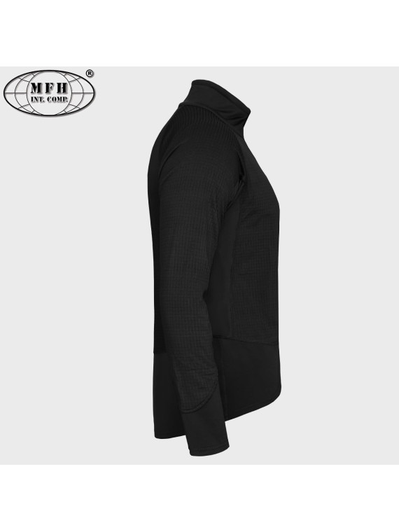 MFH BLUZA TAKTYCZNA TERMOAKTYWNA US TACTICAL CZARNA 3XL