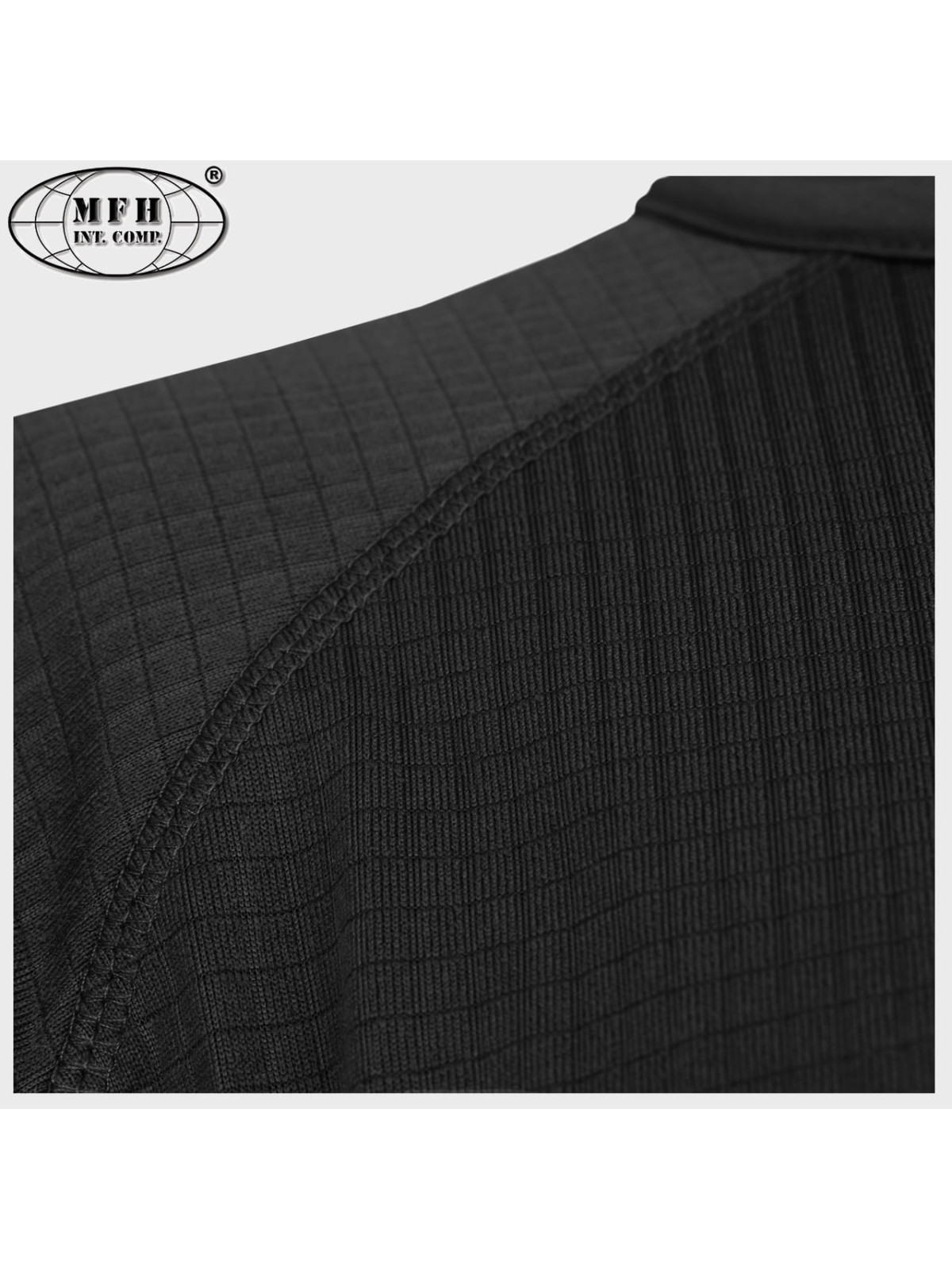 MFH BLUZA TAKTYCZNA TERMOAKTYWNA US TACTICAL CZARNA 3XL