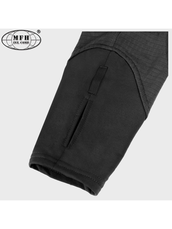 MFH BLUZA TAKTYCZNA TERMOAKTYWNA US TACTICAL CZARNA 3XL