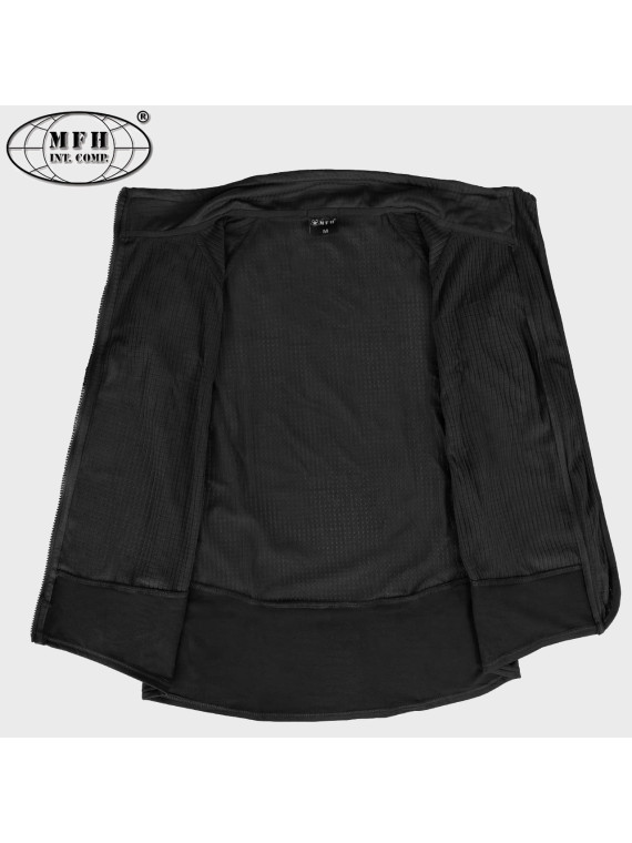MFH BLUZA TAKTYCZNA TERMOAKTYWNA US TACTICAL CZARNA 3XL