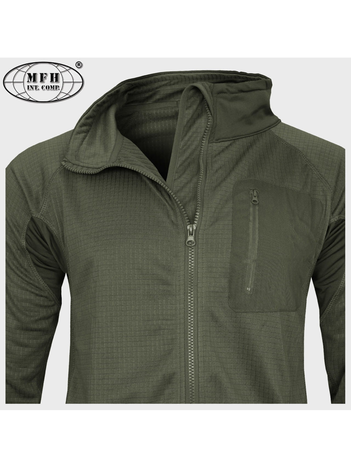 MFH BLUZA TAKTYCZNA TERMOAKTYWNA US TACTICAL OLIWKOWA XXL