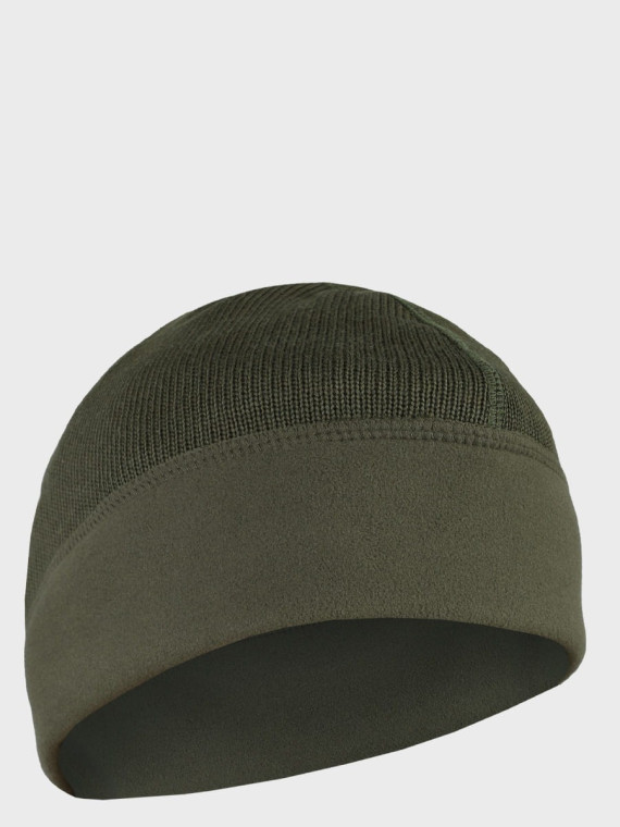 AGBO CZAPKA ZIMOWA WOJSKOWA WP WZ.420Z-MON Wełna MERINO OLIWKOWA 62-63