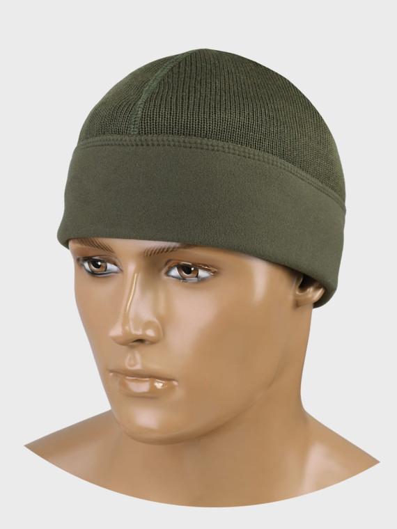 AGBO CZAPKA ZIMOWA WOJSKOWA WP WZ.420Z-MON Wełna MERINO OLIWKOWA 62-63